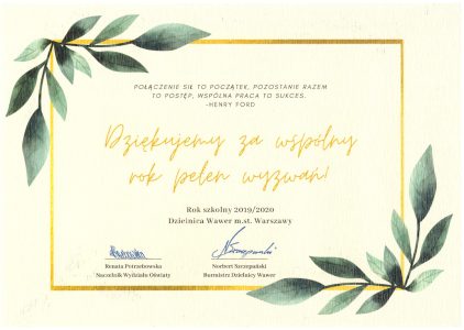 Dyplom Monika Dąbrowska
